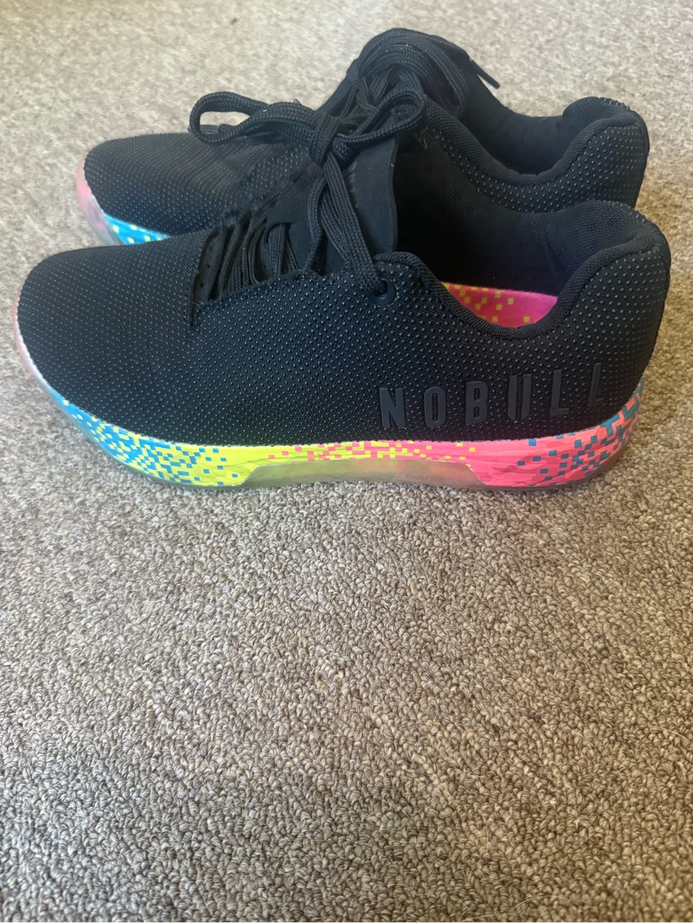NOBULL | Trainer Black Neon Glitch Women’s |Size 9.5